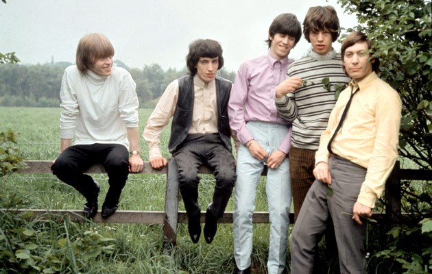 1964, als die Stones gerade zwei Jahre alt waren: Brian Jones, Bill Wyman, Keith Richards, Mick Jagger und Charlie Watts (von links)