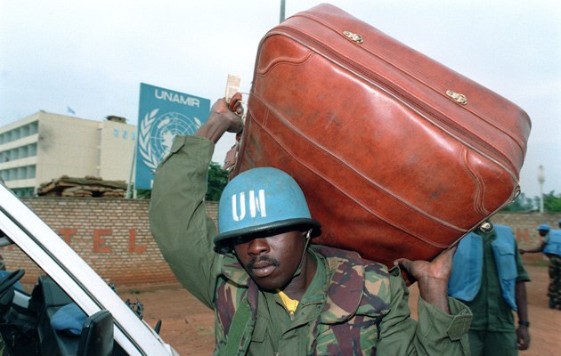 Senegalesischer UN-Soldat verlässt Kigali Ende Juni 1994