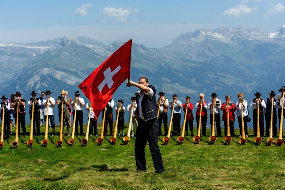 Im Umgang mit Emissionen ist die Schweiz vorbildlich. Und erst das Grün der Bergwiesen!