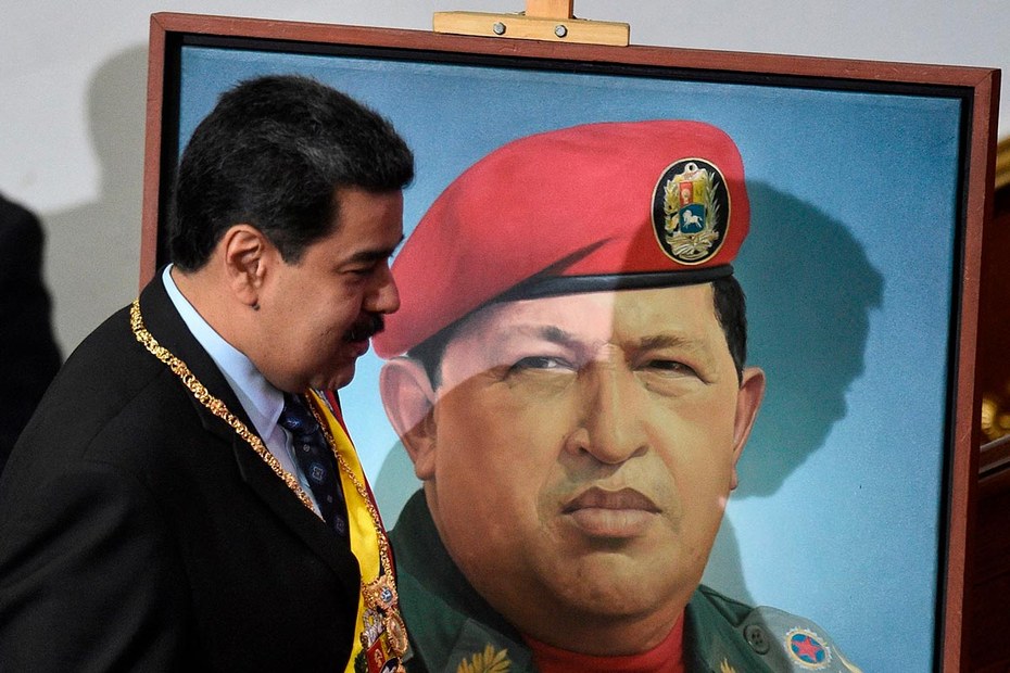 Trotz hoher Dekoration häufig im Schatten seines Vorgängers: Nicolás Maduro
