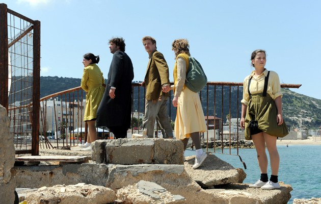 Im April probten die Schauspieler in der Nähe von Haifa, wo heute ein Museum an die Fahrt der Exodus erinnert 