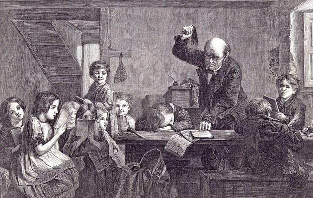 Zurück in die Zukunft? Noten machen bei den Piraten Schule (Bild: "Caught Napping" von Alexander Hohenlohe Burr, 1866)