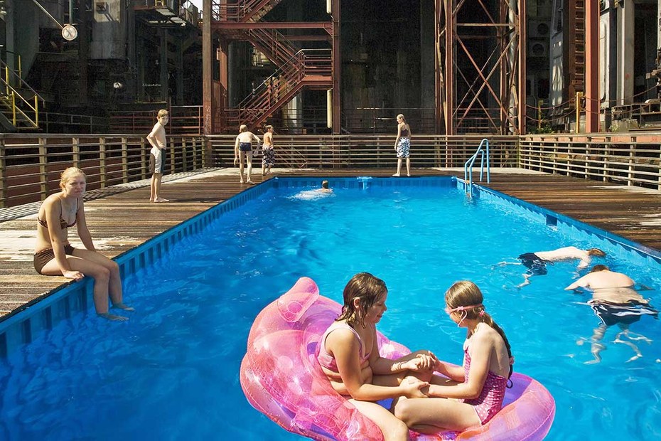 Nachnutzung? Kein Problem: Werksschwimmbad der Kokerei Zollverein in Essen