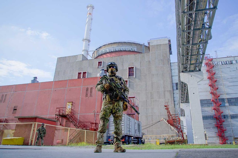 Seit März wird das Atomkraftwerk in Saporischschja von den Russen kontrolliert