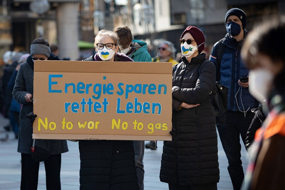 Trotz Pandemie und Krieg – oder gerade deswegen? Klimaaktivist*innen versammeln sich im März 2022 in München
