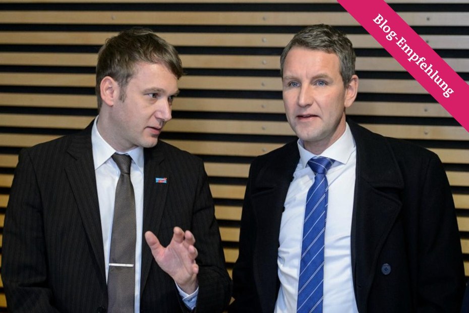 Go rechts, life is hateful there: André Poggenburg und Björn Höcke
