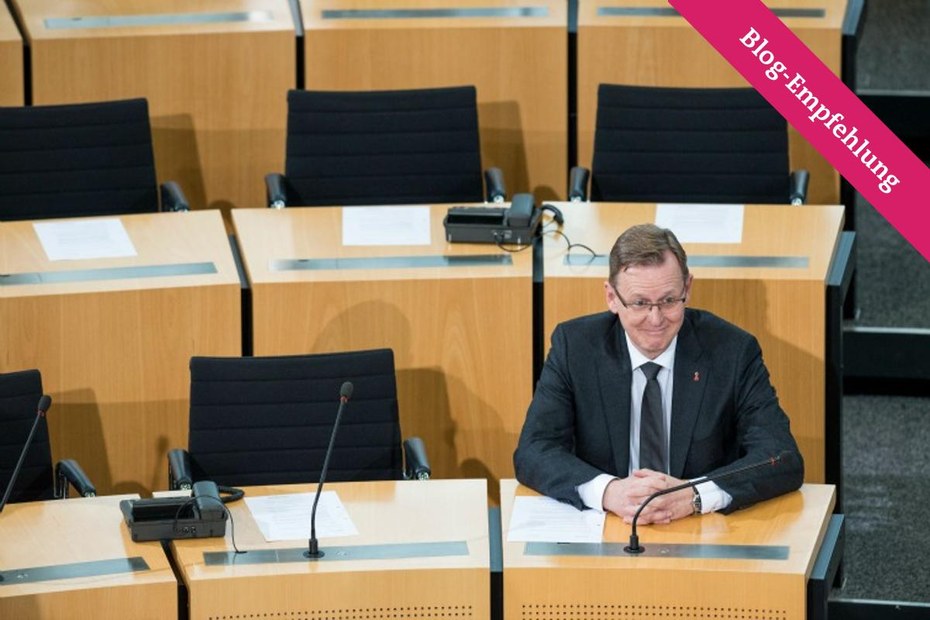 Mein linker, linker Platz ist frei: Bodo Ramelow im Thüringer Parlament