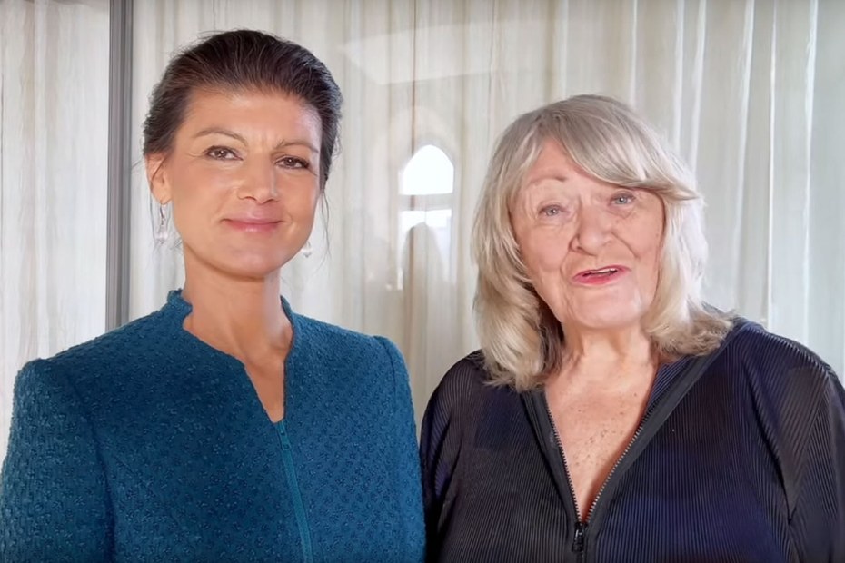 Alice Schwarzer und Sahra Wagenknecht haben gemeinsam eine Petition für ihr „Manifest für Frieden“ gestartet