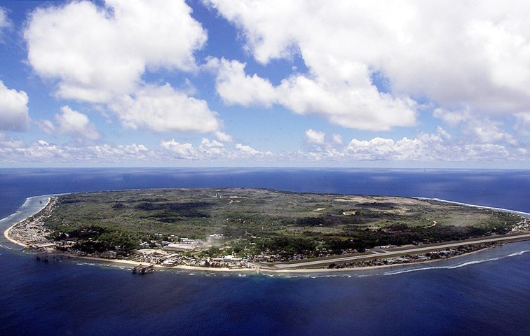 Die Insel Nauru ist zum australischen Lager für Flüchtlinge umgewandelt worden
