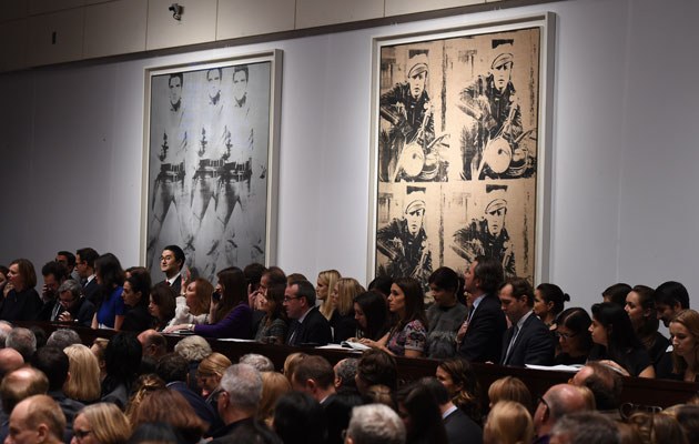 Die 58 und 49 Millionen Euro sind Beträge, die dem Wert der Warhol-Bilder schaden