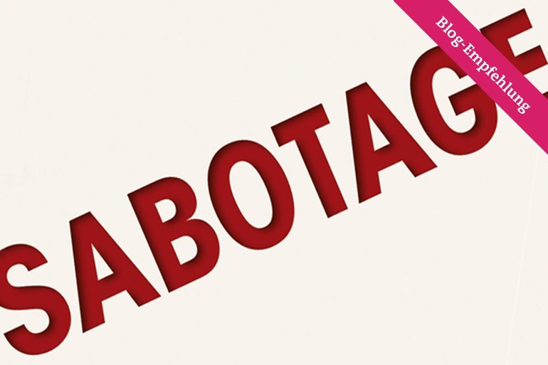 Sabotage – Buchpremiere