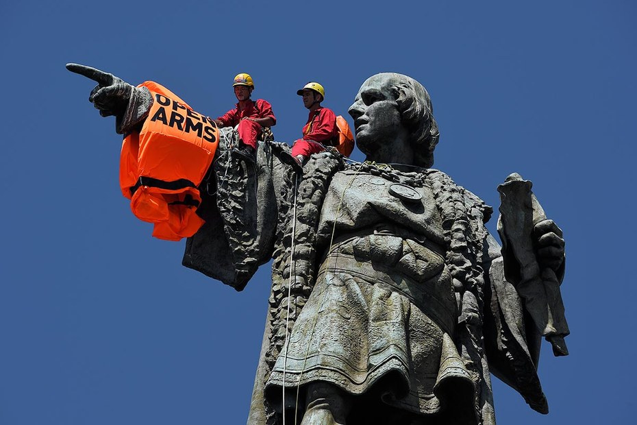 Heavy-Influencer der europäischen Migration: Christoph Kolumbus in Barcelona