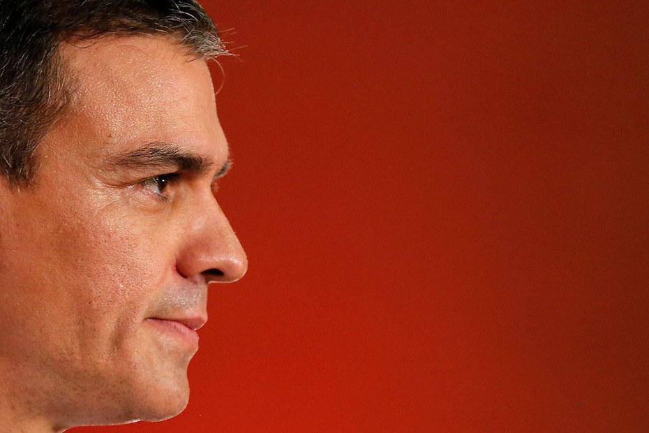 Der spanische Ministerpräsident und Kopf der sozialistischen Partei: Pedro Sánchez