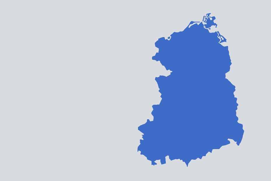 Grafische Darstellungen der AfD-Wahlergebnisse lassen die Kontur des Gebietes der DDR in blau wiederauferstehen