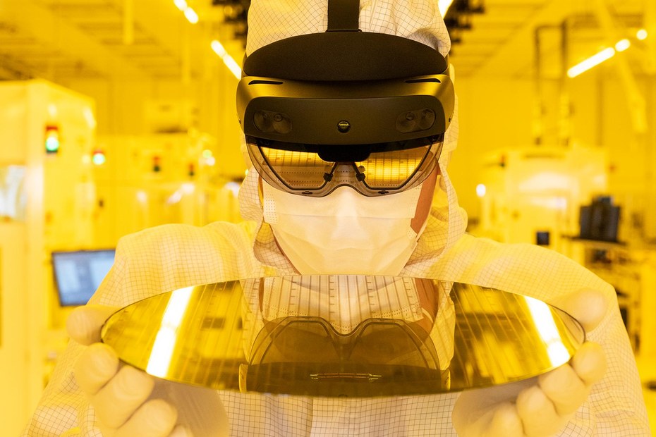 Wafer-Scheibe für Chip-Produktion: Bosch hat durchaus in Zukunftstechnologien investiert, doch das Geschäft läuft nicht wie erhofft