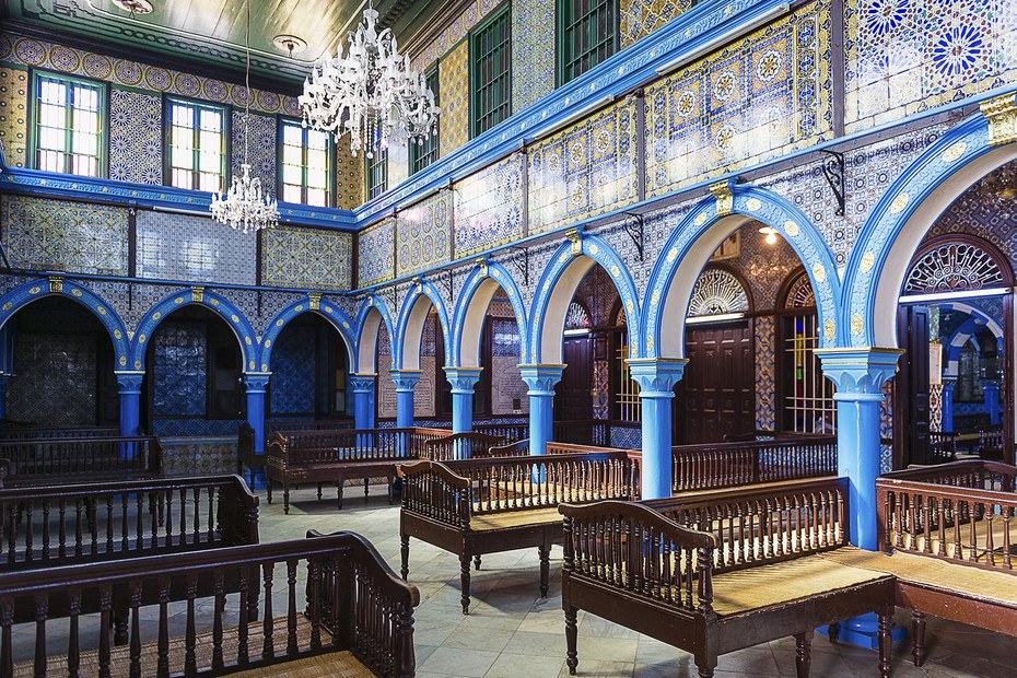 Die historische Synagoge auf der tunesischen Insel Djerba ist die älteste in ganz Nordafrika