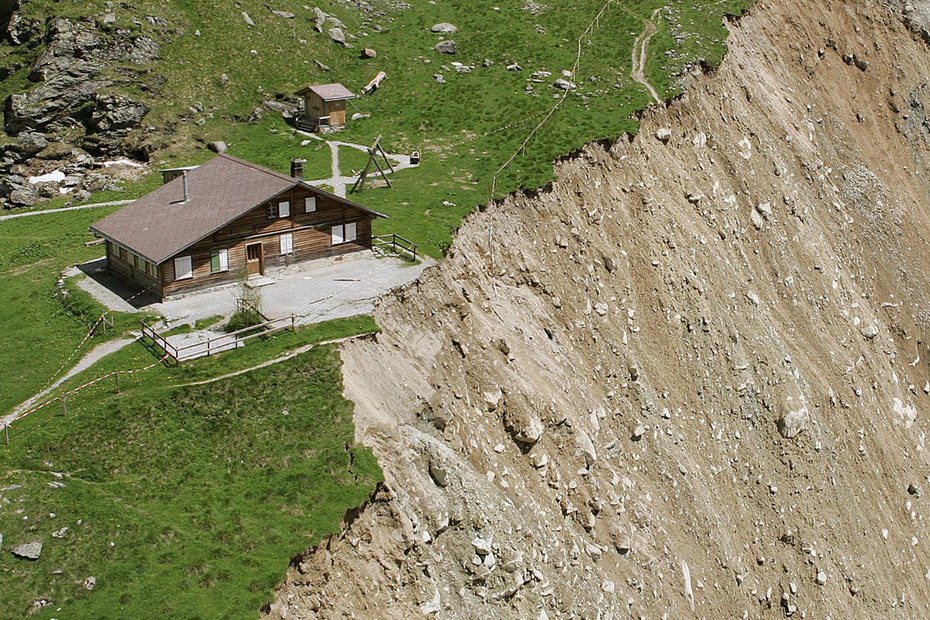 Erdrutsch an der Stieregghütte in Grindelwald (Archivbild)