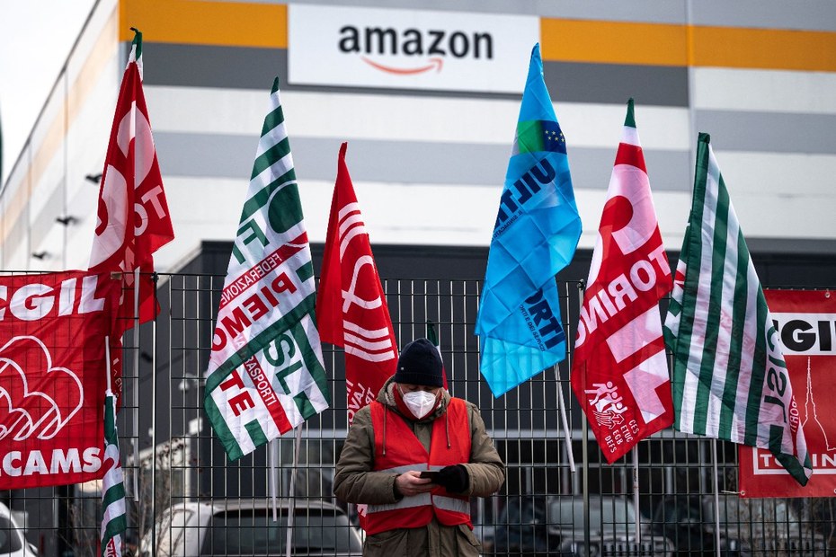 In Italien wird Amazon bestreikt, unter anderem in Brandizzo in der Nähe von Turin