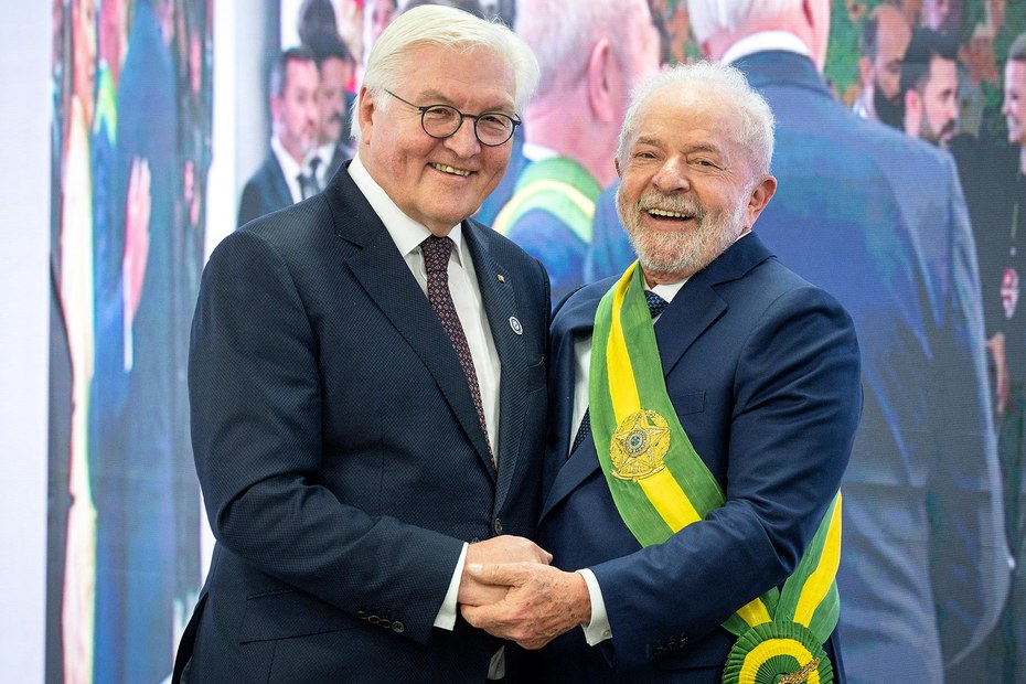 Frank-Walter Steinmeier war jüngst Lula da Silva besuchen – doch mehr als nette Gesten hatte er nicht dabei