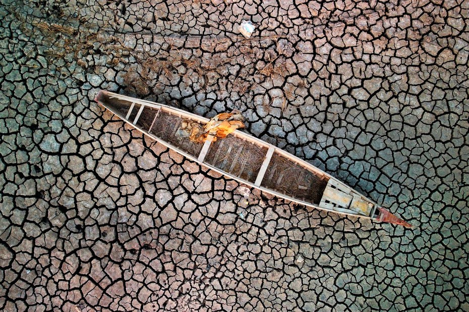 Ausgetrocknetes Flussbett: Die Wasserkrise ist zu einer Katastrophe geworden