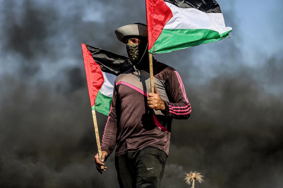 Palästinensischer Protest gegen den israelischen Militäreinsatz in Jenin: Gaza, Anfang Juli 2023