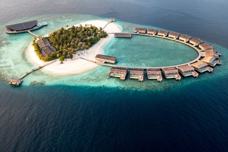 Hochleistungskonsum von Wenigen: Touristen-Resort auf den Malediven