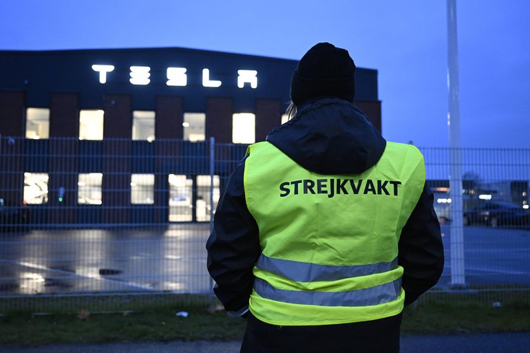 Sympathiestreiks in Schweden: Ein Land kämpft gegen Tesla