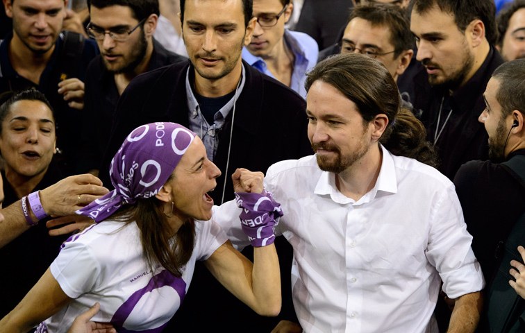 Zukunftshoffnung: Pablo Iglesias ist der Generalsekretär der Bewegung und Partei Podemos