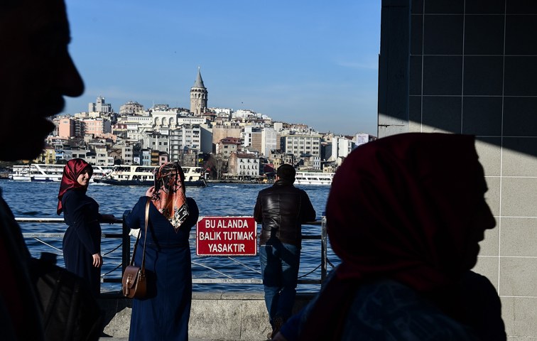 Gelegen wie die Gefühle vieler Deutschtürken: Istanbul