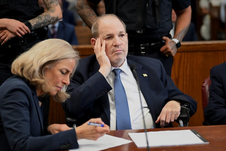 Harvey Weinstein am 1. Mai 2024 vor Gericht in New York