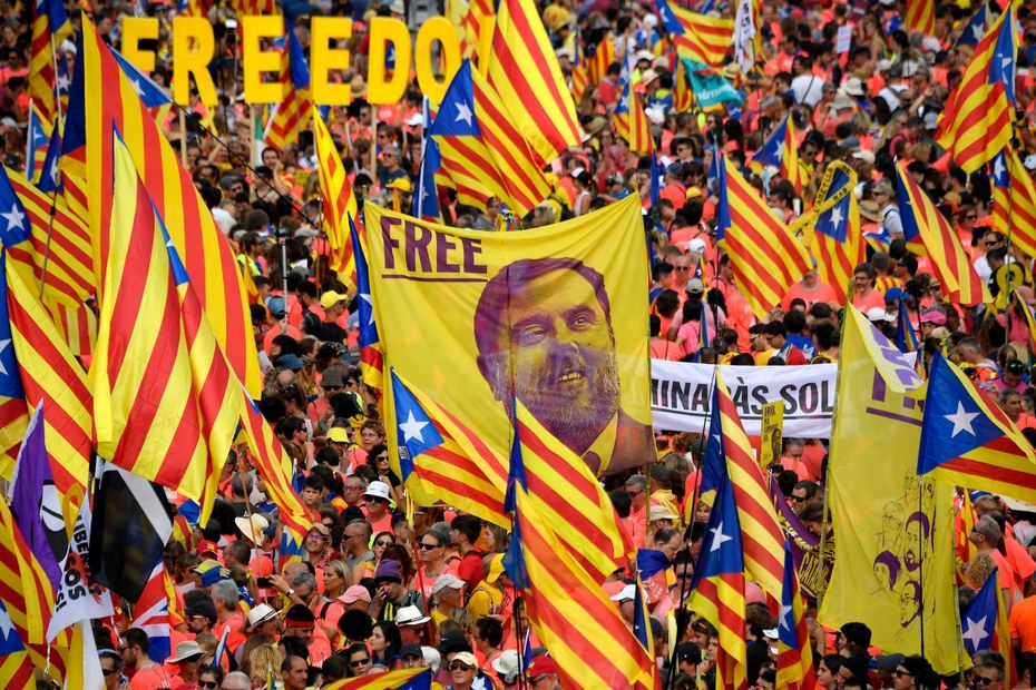 Freiheit für Unabhängigkeitsbefürworter Oriol Junqueras – das fordert inzwischen sogar der Europäische Gerichtshof