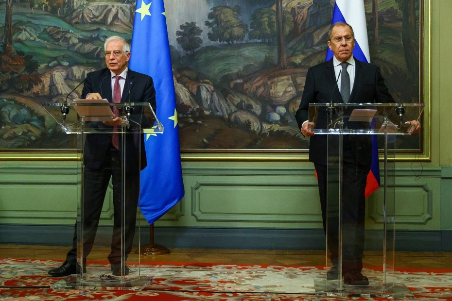 Josep Borrell und Sergej Lawrow trafen sich in Moskau