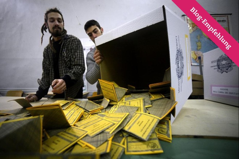 Wahlurnen werden am Montag in Rom zur Auszählung geöffnet. Wie eine Regierungsbildung aussehen kann, ist bislang unklar