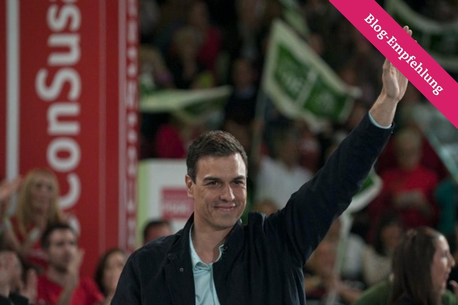 Weiß seine Partei wieder hinter sich: Pedro Sanchez, Parteichef der PSOE
