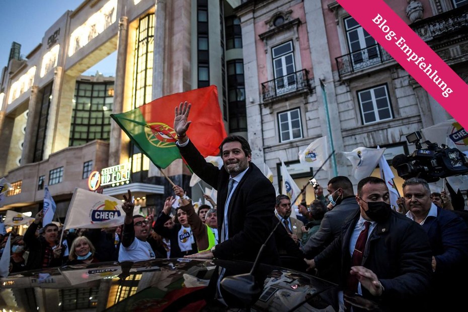 Andre Ventura ist ein vom Ehrgeiz getriebener und erfolgsverwöhnter  Tausendsassa. Nun hat er mit seiner rechten Partei 12 Sitze bei den Wahlen in Portugal errungen
