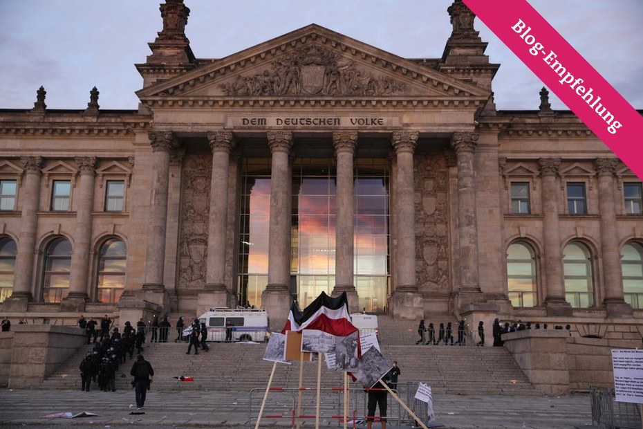 Vom „Sturm auf den Reichstag“ wurde Tage vorher schon fantasiert