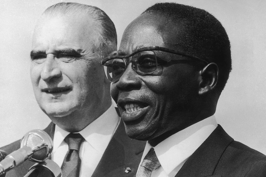 Der erste Präsident Senegals, Leopold Sedar Senghor
