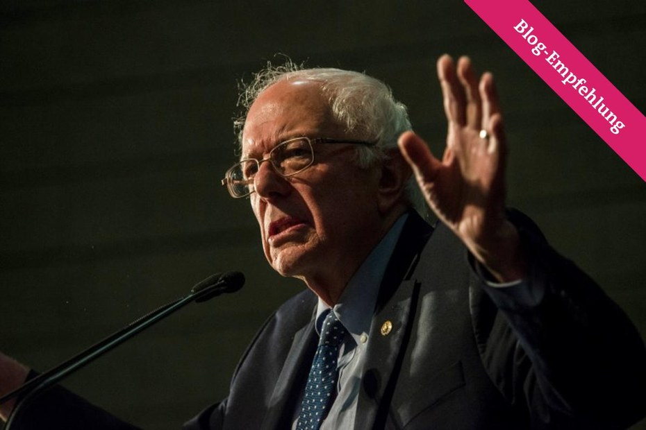 Bernie Sanders auf einem Kongress in Minneapolis, Minnesota.