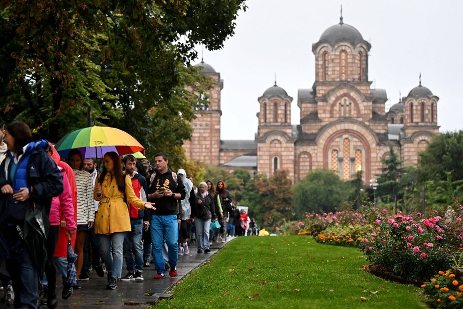 Trotz Verboten und Anfeindungen auch durch die orthodoxe Kirche haben die Teilnehmer*innen der EuroPride-Parade ein starkes Zeichen gesetzt