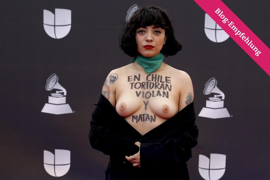 Die chilenische Sängerin Mon Laferte sagt: „In Chile wird gefoltert, vergewaltigt und gemordet.“