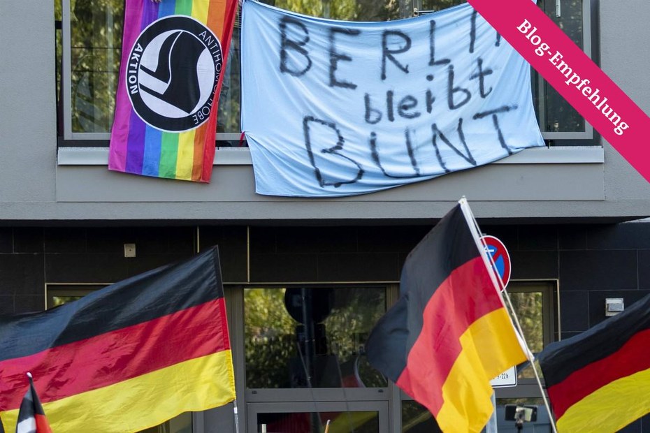 Erst kurz vor Beginn der rechten Demonstration am 3. Oktober 2018 wurde die Demoroute der Nazis öffentlich gemacht. Proteste gab es dennoch