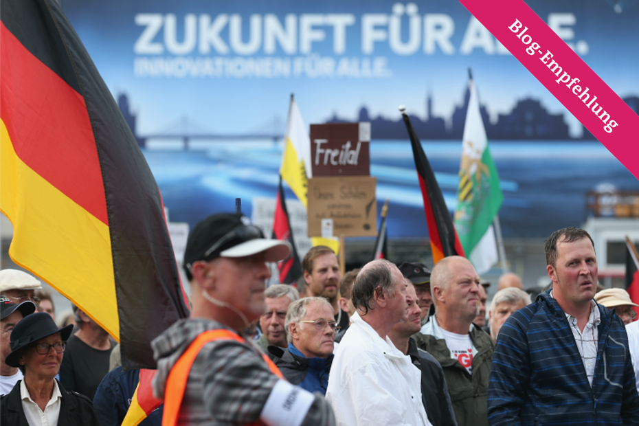 "Zukunft für alle" als Definitionssache. Rechte demonstrieren in Dresden