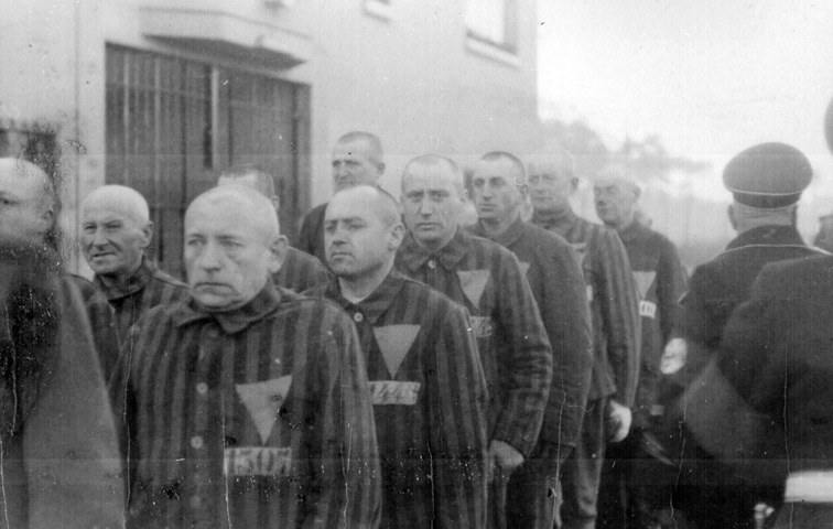 Gefangene im Konzentrationslager Sachsenhausen, Dezember 1938