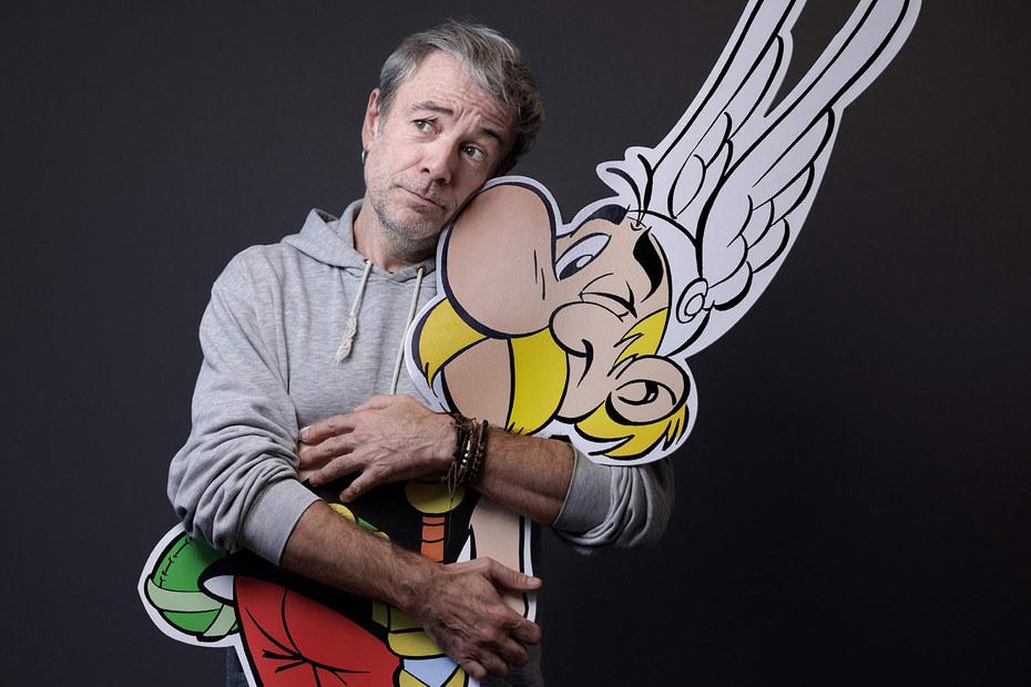 Autor Fabrice Caro alias Fabcaro bei der Vorstellung des 40. Asterix-Bandes