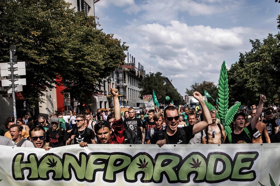 So haben sich die Demonstrierenden bei der Hanfparade im August die Legalisierung bestimmt nicht vorgestellt