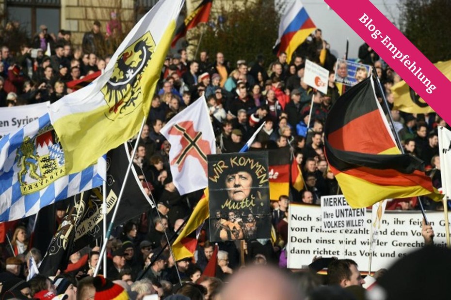 Die Mehrheit derer, die in Dresden montags auf die Straße gehen, sind nicht politisch. Sie haben keine rationalen Ideale, keine Utopien, noch nicht einmal politische Konzepte.