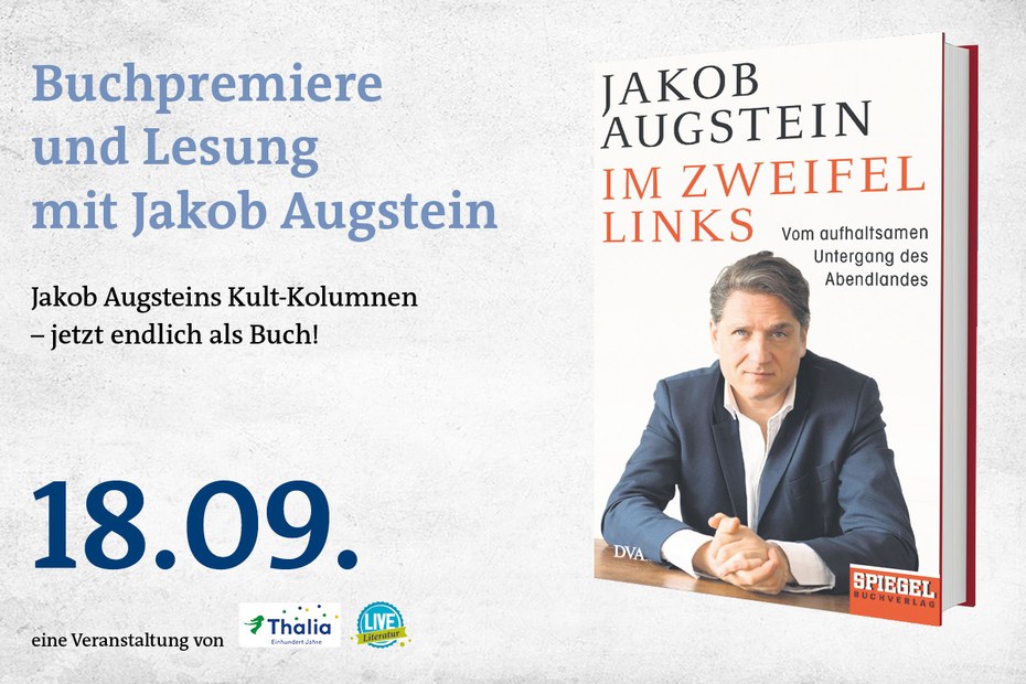 Buchpremiere mit Jakob Augstein