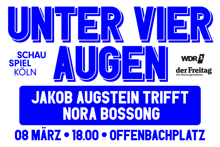 Jakob Augstein trifft Nora Bossong