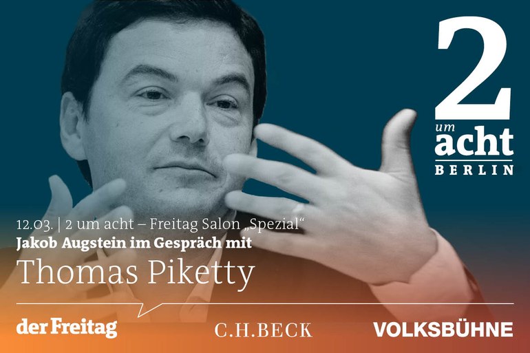 Thomas Piketty im Gespräch mit Jakob Augstein