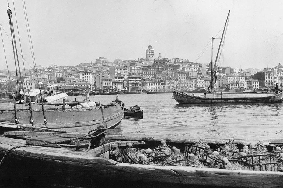Der Bosporus in Istanbul, 1937